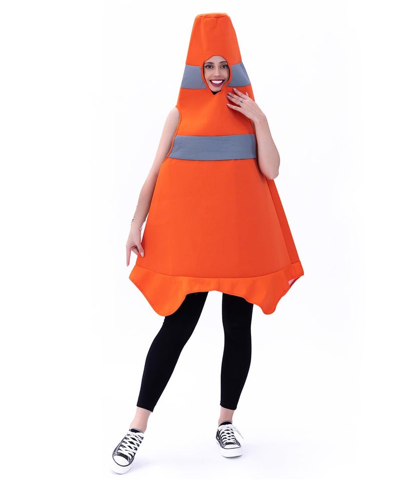 Seasons Women Construction Cone Costume - Image 2